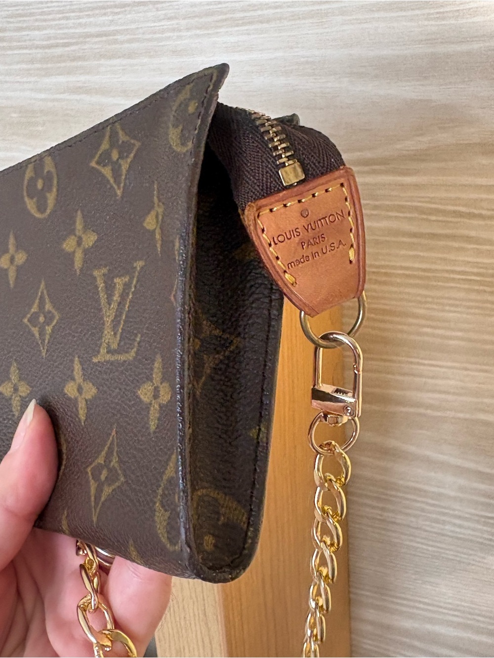 Auth LOUIS VUITTON Monogram Bucket PM Accessory Pouch - Picture 5 of 13